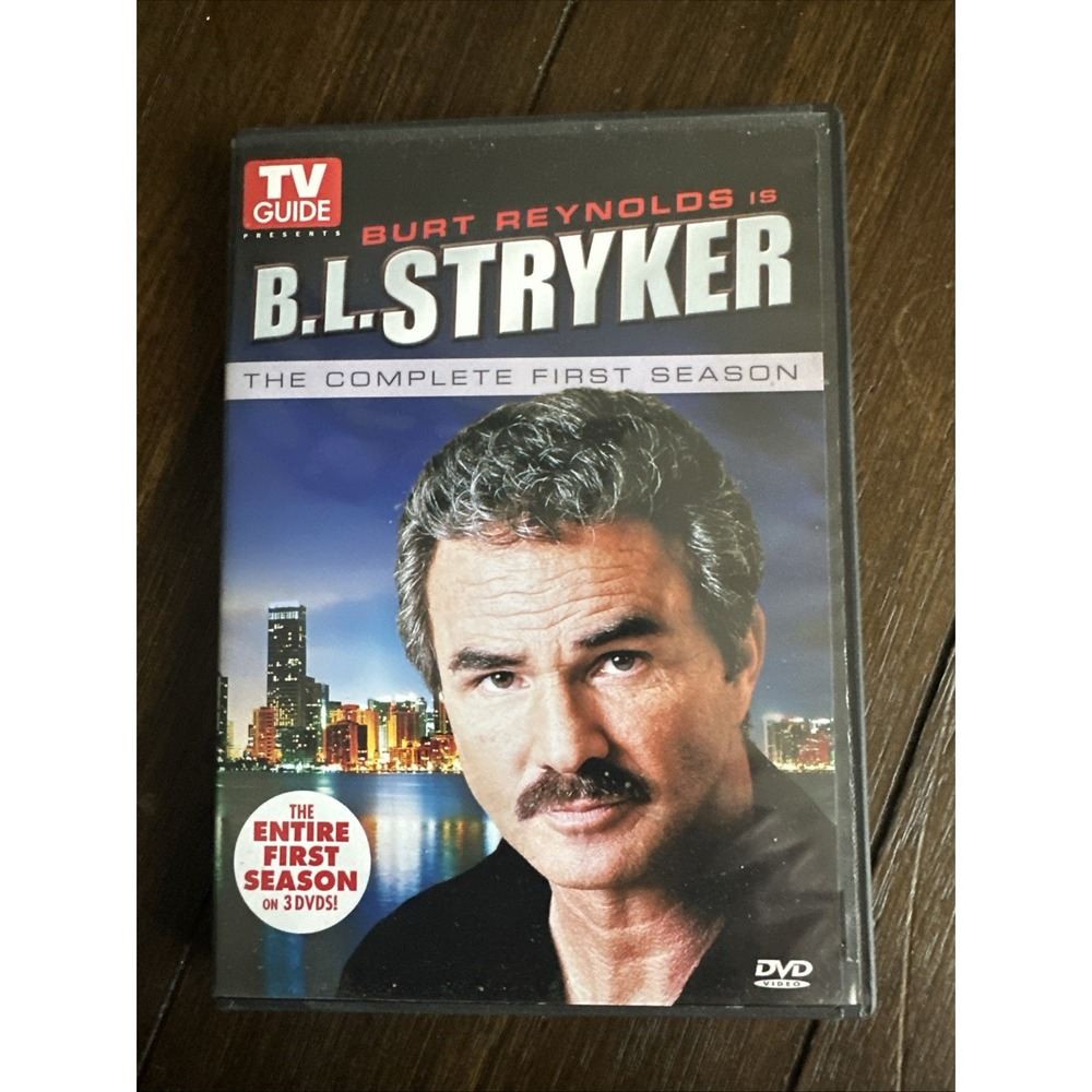 B.L. Stryker Complete First Season DVD 3-Disc Set Burt Reynolds TV Guide 1989